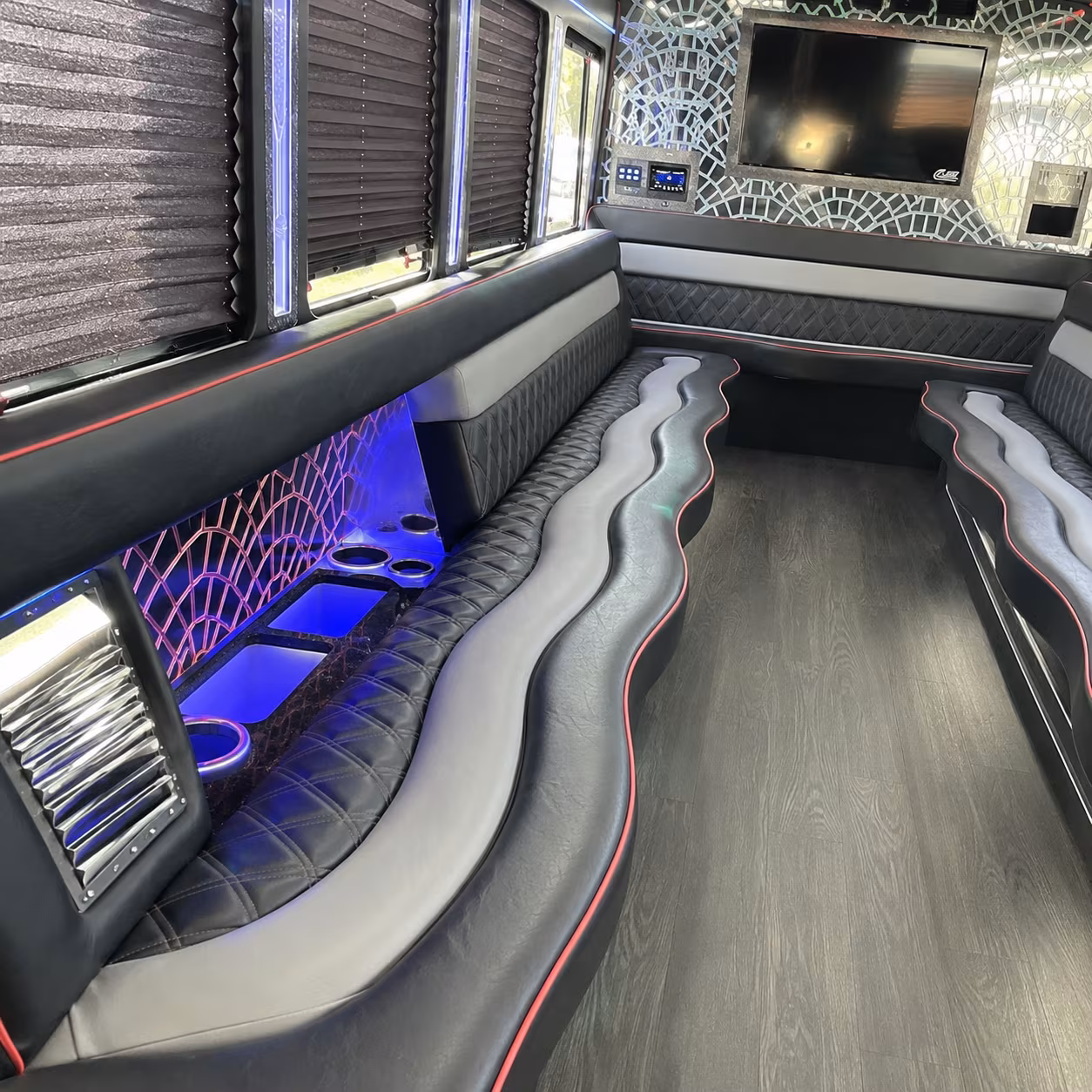 night on town party bus rental