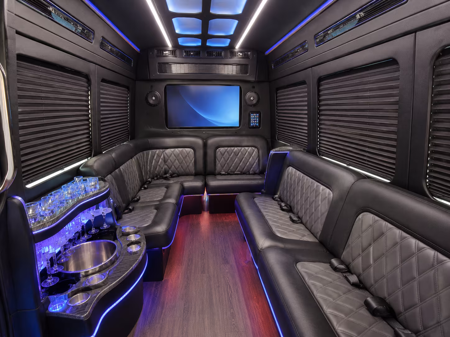 tempe corporate event transportation onboard seating